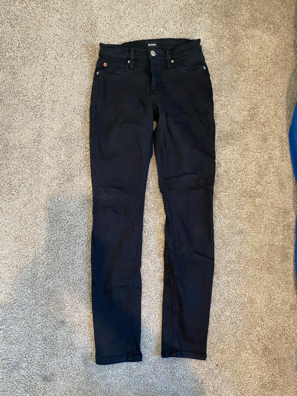 Hudson Jeans Black Natalie Super Skinny
